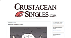 Desktop Screenshot of crustaceansingles.com